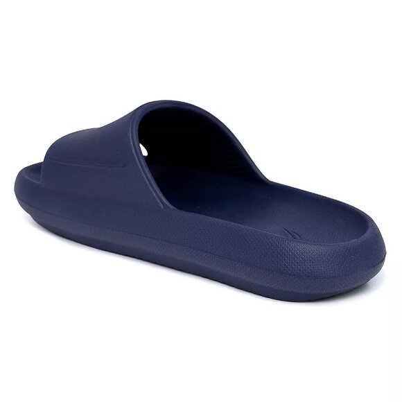 Nautica Dacio Flip Flops Slides Mens Size 10 Navy EVA Comfort Slip On Sandals - Picture 3 of 4